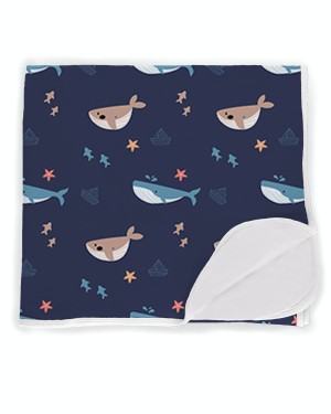Little Fish Kid Pattern Bedding Set