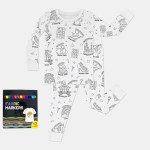 All Colorable Bamboo Two-Piece Long Sleeve Pajama Set