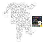 All Colorable Bamboo Two-Piece Long Sleeve Pajama Set