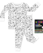 All Colorable Bamboo Two-Piece Long Sleeve Pajama Set