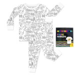 All Colorable Bamboo Two-Piece Long Sleeve Pajama Set
