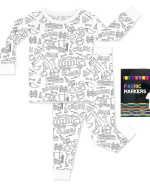 All Colorable Bamboo Two-Piece Long Sleeve Pajama Set
