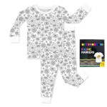 All Colorable Bamboo Two-Piece Long Sleeve Pajama Set