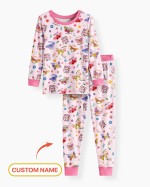 Custom Name God Says I Am Butterfly Bamboo Two-Piece Long Sleeve Pajama Set