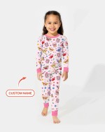 Custom Name God Says I Am Butterfly Bamboo Two-Piece Long Sleeve Pajama Set