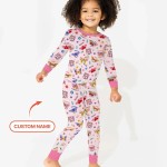 Custom Name God Says I Am Butterfly Bamboo Two-Piece Long Sleeve Pajama Set