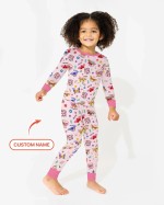 Custom Name God Says I Am Butterfly Bamboo Two-Piece Long Sleeve Pajama Set