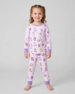 God Says I Am Girl Bamboo Two-Piece Long Sleeve Pajama Set