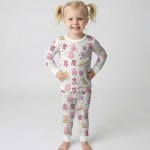 God Says I Am Girl Bamboo Two-Piece Long Sleeve Pajama Set