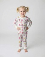 God Says I Am Girl Bamboo Two-Piece Long Sleeve Pajama Set