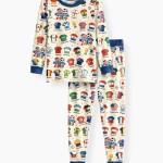 2026 Soccer World Jersey Flag Bamboo Two-Piece Long Sleeve Pajama Set