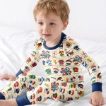 2026 Soccer World Jersey Flag Bamboo Two-Piece Long Sleeve Pajama Set