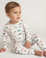 Gone Fishing Bamboo Two-Piece Pajama Set