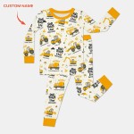 Custom Name God Says I Am Boy Bamboo Two-Piece Long Sleeve Pajama Set