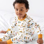 Construction Bamboo Two-Piece Pajama Set