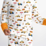 Construction Bamboo Two-Piece Pajama Set