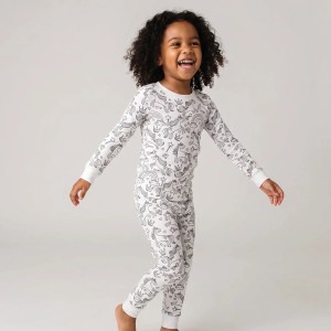 Enchanted Unicorn Colorable Bamboo Two-Piece Pajama Set