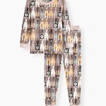 Cheeky Tails Bamboo Two-Piece Long Sleeve Pajama Set