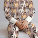 Cheeky Tails Bamboo Two-Piece Long Sleeve Pajama Set