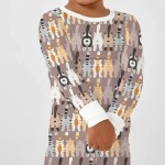 Cheeky Tails Bamboo Two-Piece Long Sleeve Pajama Set