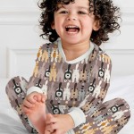 Cheeky Tails Bamboo Two-Piece Long Sleeve Pajama Set