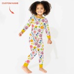 Custom Name I Am A Child Of God Girl Bamboo Two-Piece Long Sleeve Pajama Set