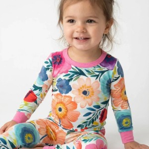 Secret Garden Bamboo Two-Piece Pajama Set