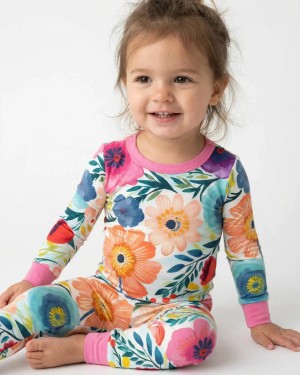 Secret Garden Bamboo Two-Piece Pajama Set