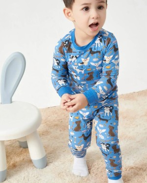 Dapper Dogs Bamboo Two-Piece Pajama Set