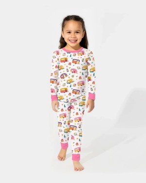 Happy Little Camper Bamboo Two-Piece Long Sleeve Pajama Set