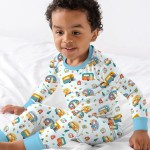 Happy Little Camper Bamboo Two-Piece Long Sleeve Pajama Set