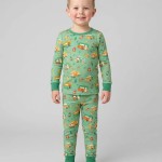 Happy Little Camper Bamboo Two-Piece Long Sleeve Pajama Set