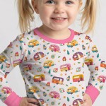 Happy Little Camper Bamboo Two-Piece Long Sleeve Pajama Set