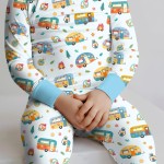 Happy Little Camper Bamboo Two-Piece Long Sleeve Pajama Set