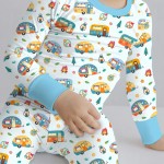 Happy Little Camper Bamboo Two-Piece Long Sleeve Pajama Set