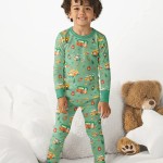Happy Little Camper Bamboo Two-Piece Long Sleeve Pajama Set
