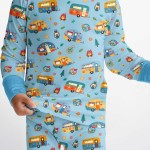 Happy Little Camper Bamboo Two-Piece Long Sleeve Pajama Set