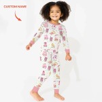 Custom Name God Says I Am Girl Long Sleeve Pajama Set