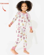 Custom Name God Says I Am Girl Long Sleeve Pajama Set