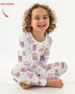 Custom Name God Says I Am Girl Long Sleeve Pajama Set