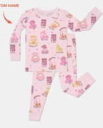 Custom Name God Says I Am Girl Long Sleeve Pajama Set
