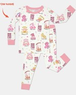 Custom Name God Says I Am Girl Long Sleeve Pajama Set