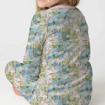 Watercolor Mallard Duck Bamboo Two-Piece Long Sleeve Pajama Set