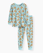 Pizza Doodle Bamboo Two-Piece Pajama Set
