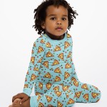 Pizza Doodle Bamboo Two-Piece Pajama Set