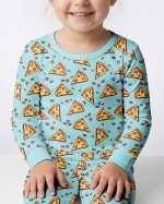 Pizza Doodle Bamboo Two-Piece Pajama Set