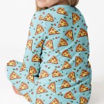Pizza Doodle Bamboo Two-Piece Pajama Set