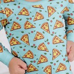 Pizza Doodle Bamboo Two-Piece Pajama Set