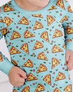 Pizza Doodle Bamboo Two-Piece Pajama Set