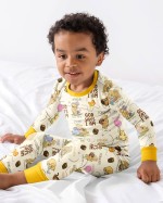 God Says I Am – Little Blessings Bamboo Two-Piece Long Sleeve Pajama Set S